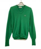 IZOD LACOSTEアイゾッド ラコステ）の古着「アイゾッド Vネックニット/アイゾッドラコステ」｜グリーン