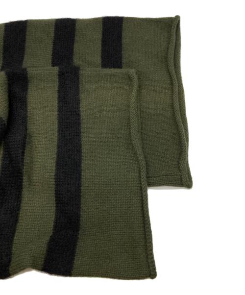 Traditional Weatherwear（トラディショナルウェザーウェア）Traditional Weatherwear (トラディショナルウェザーウェア) WIDE SLV BORDER TOP/トラディショナルウェザーウェア カーキ サイズ:Sの古着・服飾アイテム