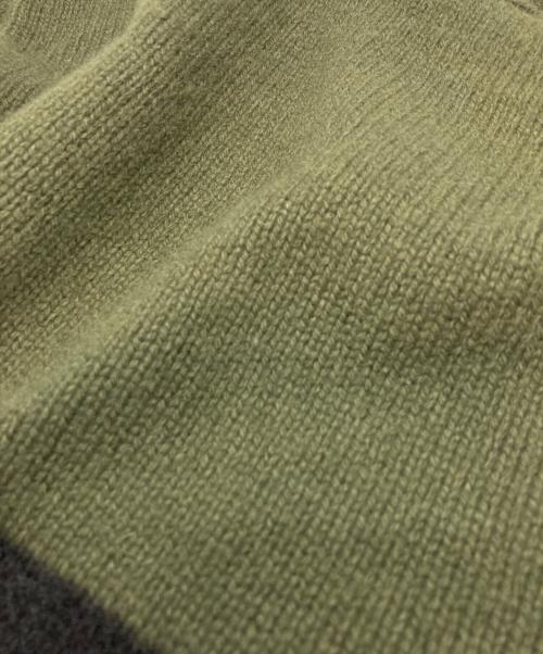 Traditional Weatherwear（トラディショナルウェザーウェア）Traditional Weatherwear (トラディショナルウェザーウェア) WIDE SLV BORDER TOP/トラディショナルウェザーウェア カーキ サイズ:Sの古着・服飾アイテム