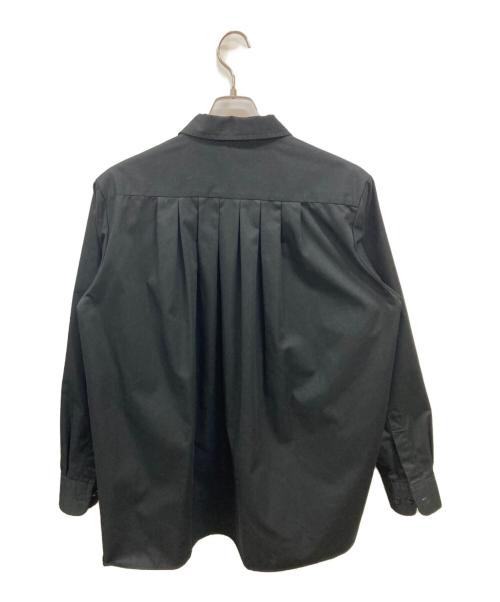 FUMITO GANRYU（フミトガンリュウ）FUMITO GANRYU (フミトガンリュウ) Dickies (ディッキーズ) プリーツ ワークシャツ　フミトガンリュウ　ディッキーズ　FU7-SH-01 ブラック サイズ:2の古着・服飾アイテム