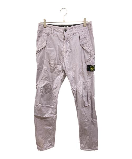 STONE ISLAND（ストーンアイランド）STONE ISLAND (ストーンアイランド) コットンテーパードパンツ/ストーンアイランド/681530303/18SS パープル サイズ:W29の古着・服飾アイテム
