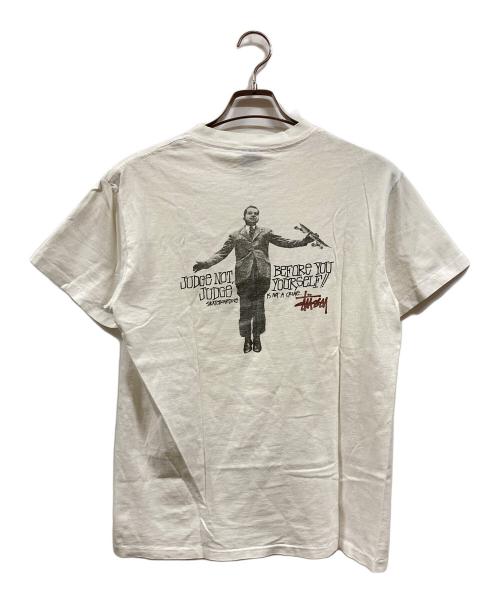 OLD STUSSY（オールドステューシー）OLD STUSSY (オールドステューシー) 80Sニクソン大統領プリントTシャツ/ USA製/オールドステューシー ホワイト サイズ:Mの古着・服飾アイテム