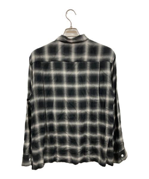 TOWN CRAFT（タウンクラフト）TOWN CRAFT (タウンクラフト) オンブレチェックシャツ/タウンクラフト/三角タグ 復刻 ブラック サイズ:Ｌの古着・服飾アイテム