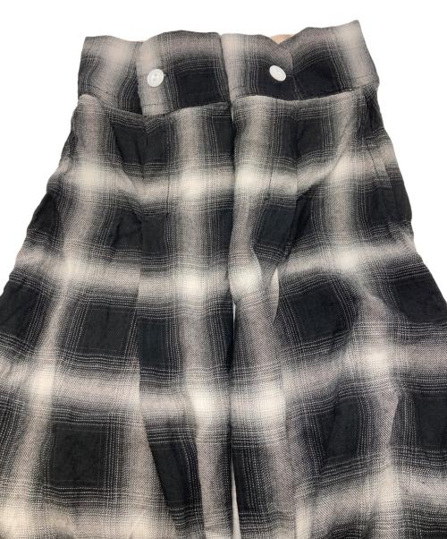 TOWN CRAFT（タウンクラフト）TOWN CRAFT (タウンクラフト) オンブレチェックシャツ/タウンクラフト/三角タグ 復刻 ブラック サイズ:Ｌの古着・服飾アイテム