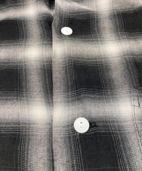 TOWN CRAFT（タウンクラフト）TOWN CRAFT (タウンクラフト) オンブレチェックシャツ/タウンクラフト/三角タグ 復刻 ブラック サイズ:Ｌの古着・服飾アイテム