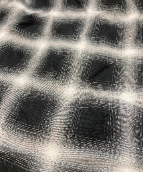 TOWN CRAFT（タウンクラフト）TOWN CRAFT (タウンクラフト) オンブレチェックシャツ/タウンクラフト/三角タグ 復刻 ブラック サイズ:Ｌの古着・服飾アイテム