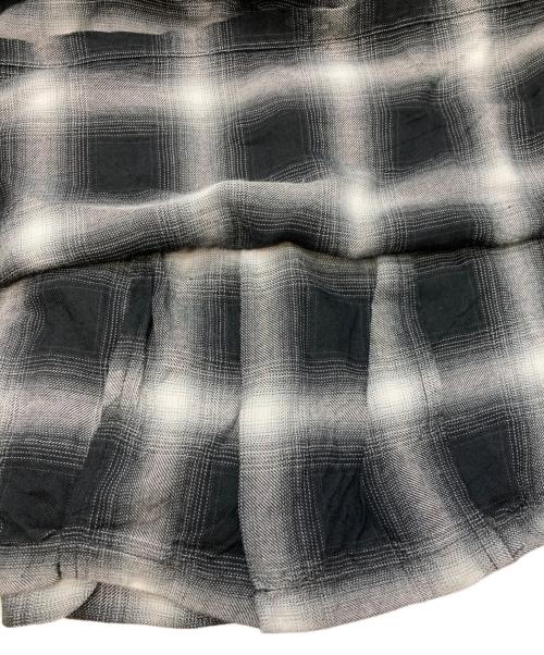 TOWN CRAFT（タウンクラフト）TOWN CRAFT (タウンクラフト) オンブレチェックシャツ/タウンクラフト/三角タグ 復刻 ブラック サイズ:Ｌの古着・服飾アイテム