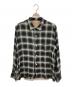TOWN CRAFT（タウンクラフト）の古着「オンブレチェックシャツ/タウンクラフト/三角タグ 復刻」｜ブラック