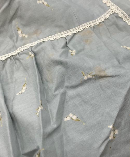 PINK HOUSE（ピンクハウス）PINK HOUSE (ピンクハウス) 総柄スカート ブルー サイズ:Freeの古着・服飾アイテム