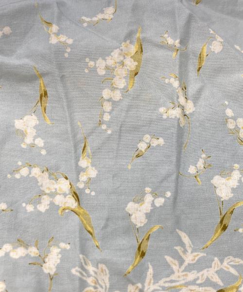 PINK HOUSE（ピンクハウス）PINK HOUSE (ピンクハウス) 総柄スカート ブルー サイズ:Freeの古着・服飾アイテム