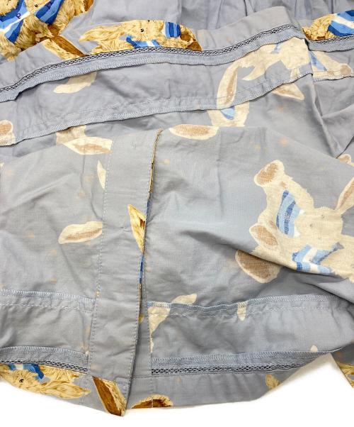 PINK HOUSE（ピンクハウス）PINK HOUSE (ピンクハウス) テディベア総柄ワンピース/ピンクハウス/P012IFA07 ブルー サイズ:Freeの古着・服飾アイテム