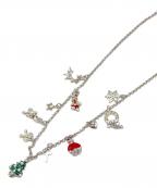 PINK HOUSEピンクハウス）の古着「クリスマスネックレス/ピンクハウス」｜シルバー