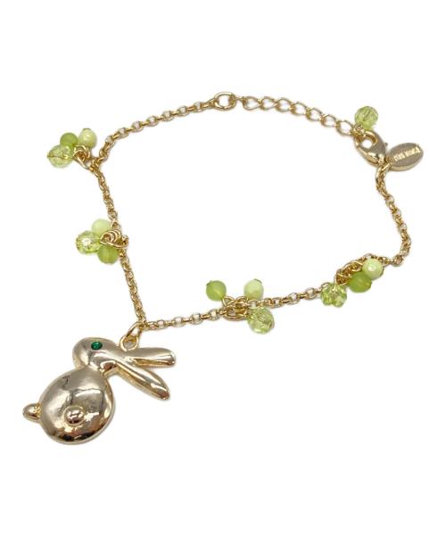 PINK HOUSE（ピンクハウス）PINK HOUSE (ピンクハウス) ウサギペンダントブレスレット/ピンクハウス ゴールドの古着・服飾アイテム