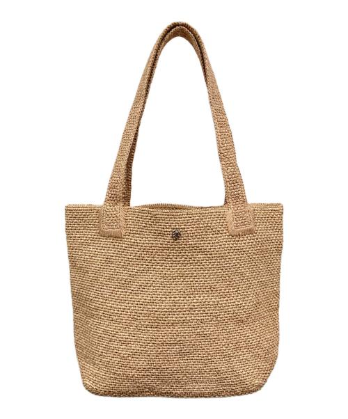 HELEN KAMINSKI（ヘレンカミンスキー）HELEN KAMINSKI (ヘレンカミンスキー) ラフィアトートバッグ/ヘレンカミンスキー ベージュの古着・服飾アイテム