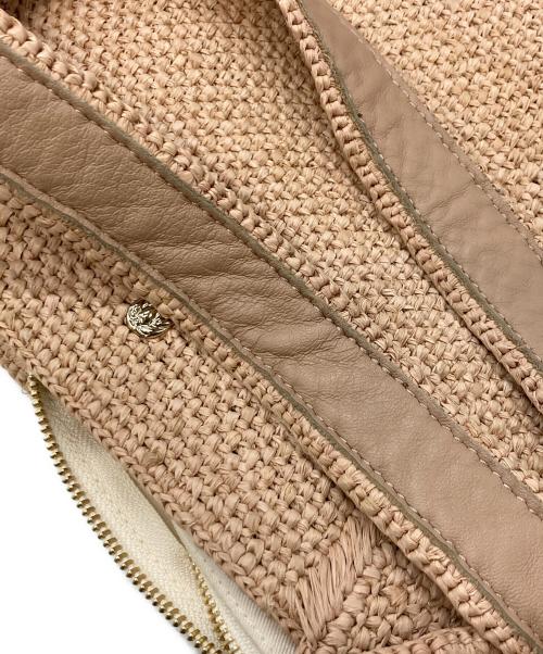 HELEN KAMINSKI（ヘレンカミンスキー）HELEN KAMINSKI (ヘレンカミンスキー) ラフィアトートバッグ/ヘレンカミンスキー ベージュの古着・服飾アイテム