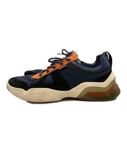 COACH（コーチ）COACH (コーチ) citysole runner sneakers/コーチ/G4939 ネイビー×オレンジ サイズ:26cmの古着・服飾アイテム