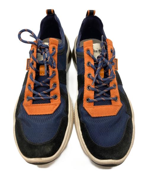 COACH（コーチ）COACH (コーチ) citysole runner sneakers/コーチ/G4939 ネイビー×オレンジ サイズ:26cmの古着・服飾アイテム