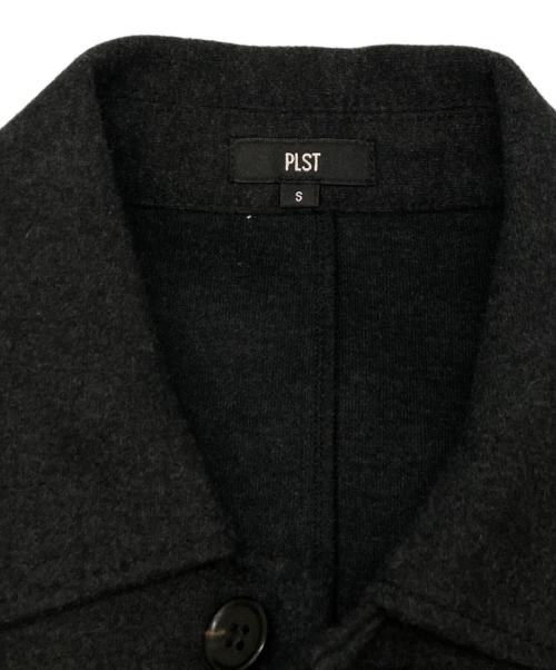PLST（プラステ）PLST (プラステ) プレシャスニットメルトンシャツブルゾン/36-4408005 グレー サイズ:Sの古着・服飾アイテム