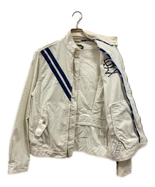 Rugby Ralph Lauren（ラグビーラルフローレン）Rugby Ralph Lauren (ラグビーラルフローレン) スイングトップジャケット/ラグビーラルフローレン/ポロラルフローレン㈱ ホワイト サイズ:Sの古着・服飾アイテム