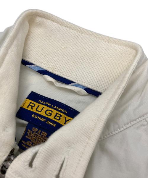 Rugby Ralph Lauren（ラグビーラルフローレン）Rugby Ralph Lauren (ラグビーラルフローレン) スイングトップジャケット/ラグビーラルフローレン/ポロラルフローレン㈱ ホワイト サイズ:Sの古着・服飾アイテム