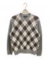 BROOKS BROTHERS（ブルックスブラザーズ）の古着「アーガイルウールニット/ブルックスブラザーズ」｜グレー