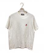 Hysteric Glamourヒステリックグラマー）の古着「VIXEN GIRLワッペン Tシャツ/ヒステリックグラマー/02243CT09」｜ホワイト
