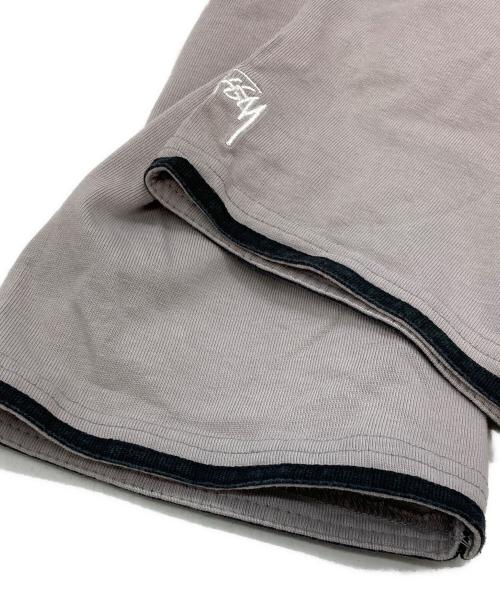 stussy（ステューシー）stussy (ステューシー) ベースボールシャツ グレー サイズ:Sの古着・服飾アイテム