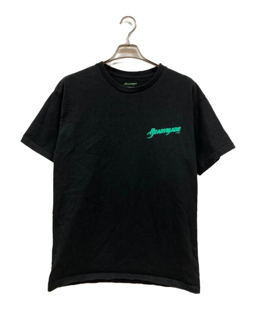 READYMADE（レディメイド）READYMADE (レディメイド) PSYCHWORLD (サイコワールド) コラボロゴプリントTシャツ/レディメイド/サイコワールド ブラック サイズ:Mの古着・服飾アイテム