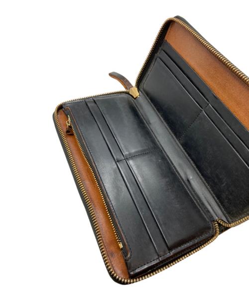 PORTER（ポーター）PORTER (ポーター) 茶芯レザー長財布/ポーター ブラックの古着・服飾アイテム