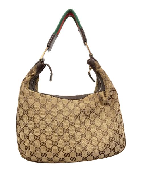GUCCI（グッチ）GUCCI (グッチ) GG柄ワンショルダー ショルダーバッグ/グッチ/145757/002058 ブラウンの古着・服飾アイテム