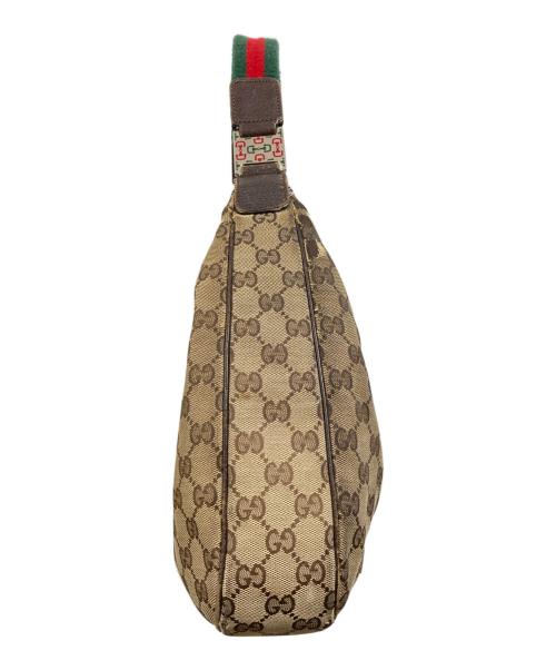 GUCCI（グッチ）GUCCI (グッチ) GG柄ワンショルダー ショルダーバッグ/グッチ/145757/002058 ブラウンの古着・服飾アイテム