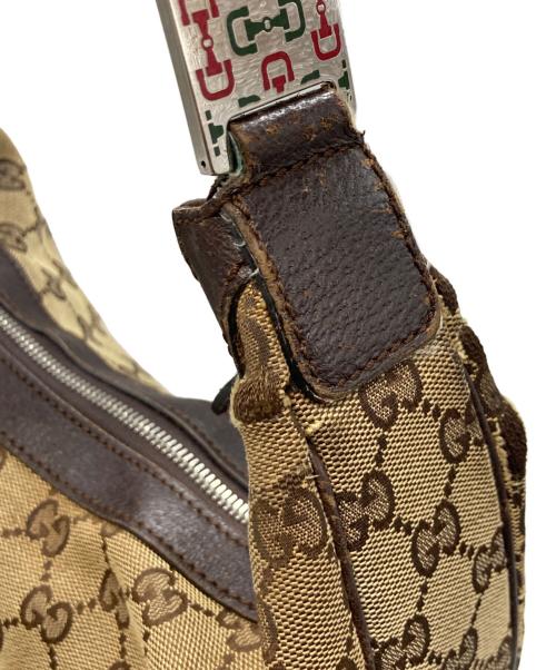 GUCCI（グッチ）GUCCI (グッチ) GG柄ワンショルダー ショルダーバッグ/グッチ/145757/002058 ブラウンの古着・服飾アイテム