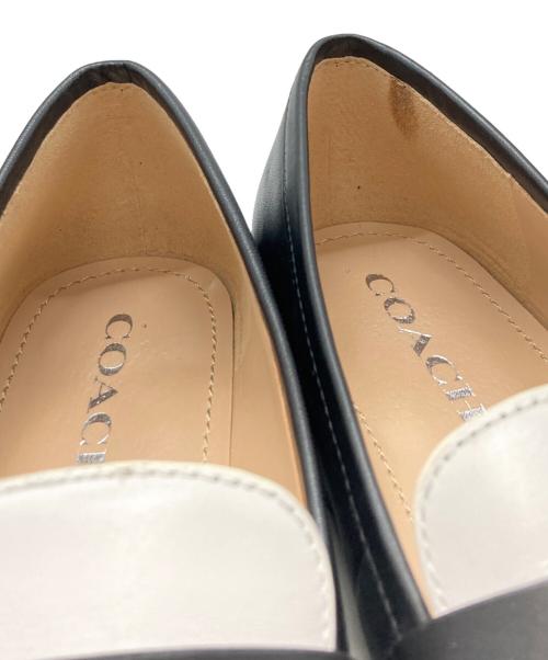 COACH（コーチ）COACH (コーチ) NELLI LOAFER/コーチ/G5553 ブラック×ホワイト サイズ:23cmの古着・服飾アイテム