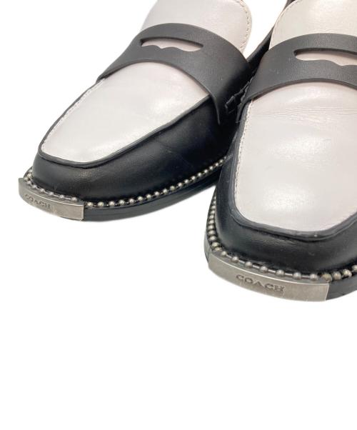 COACH（コーチ）COACH (コーチ) NELLI LOAFER/コーチ/G5553 ブラック×ホワイト サイズ:23cmの古着・服飾アイテム