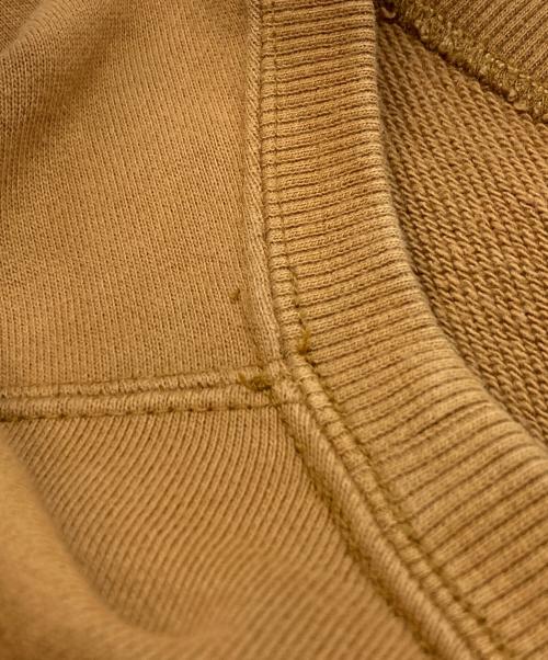 THE BLACK EYE PATCH（ブラックアイパッチ）THE BLACK EYE PATCH (ブラックアイパッチ)  LABEL CREWNECK スウェット/BEPF18TP04 ブラウン サイズ:Lの古着・服飾アイテム