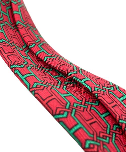 HERMES（エルメス）HERMES (エルメス) ネクタイ/エルメス/7569 SA/総柄 レッド サイズ:不明の古着・服飾アイテム