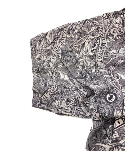 SUPREME（シュプリーム）SUPREME (シュプリーム) Dollar S/S Shirt/シュプリーム ブラック×ホワイト サイズ:Ｌの古着・服飾アイテム