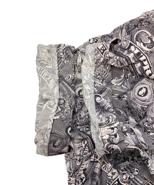 SUPREME（シュプリーム）SUPREME (シュプリーム) Dollar S/S Shirt/シュプリーム ブラック×ホワイト サイズ:Ｌの古着・服飾アイテム