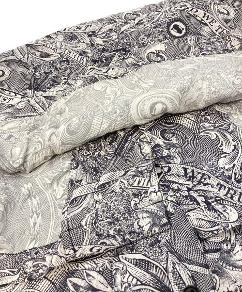 SUPREME（シュプリーム）SUPREME (シュプリーム) Dollar S/S Shirt/シュプリーム ブラック×ホワイト サイズ:Ｌの古着・服飾アイテム