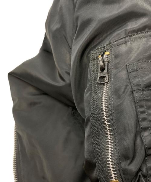 ALPHA INDUSTRIES（アルファインダストリーズ）alpha industries (アルファインダストリーズ) リバーシブルフライトジャケット/アルファインダストリーズ/MIL-L-82790J ブラック サイズ:Ｍの古着・服飾アイテム