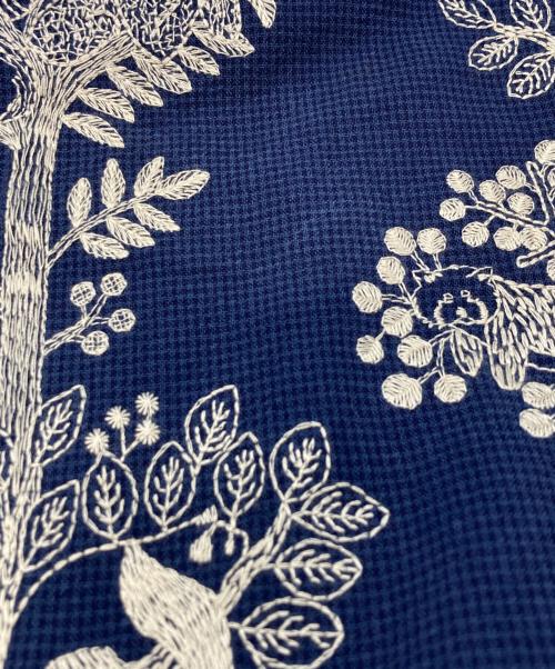 Marble SUD（マーブルシュッド）Marble SUD (マーブルシュッド) sleepy forest 袖口リブOP/マーブルシュッド/03FS073018 ネイビー サイズ:Freeの古着・服飾アイテム