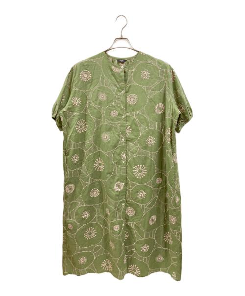 Marble SUD（マーブルシュッド）Marble SUD (マーブルシュッド) 金子みすゞ わらいワンピース/マーブルシュッド/03DM074021 グリーン サイズ:Freeの古着・服飾アイテム