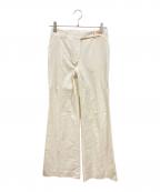 CELINEセリーヌ）の古着「コーデュロイパンツ/セリーヌ/21192/0830/LVJグループタグ」｜アイボリー
