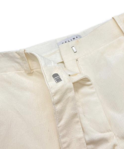 CELINE（セリーヌ）CELINE (セリーヌ) コーデュロイパンツ/セリーヌ/21192/0830/LVJグループタグ アイボリー サイズ:36の古着・服飾アイテム