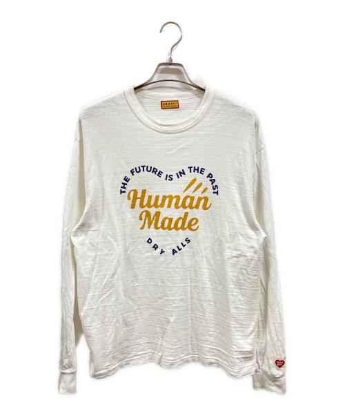 HUMAN MADE（ヒューマンメイド）HUMAN MADE (ヒューマンメイド) 25ss GRAPHIC L/S T-SHIRT/ヒューマンメイド/HM29CS019 ホワイト サイズ:XLの古着・服飾アイテム