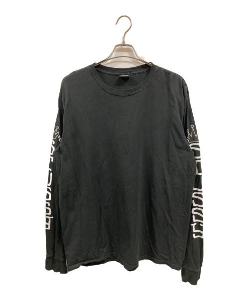 stussy（ステューシー）stussy (ステューシー) ロングスリーブカットソー/ステューシー ブラック サイズ:Ｌの古着・服飾アイテム