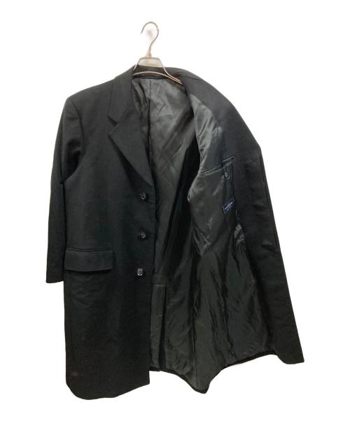 ERMENEGILDO ZEGNA（エルメネジルド・ゼニア）Ermenegildo Zegna (エルメネジルド・ゼニア) カシミヤチェスターコート/エルメネジルド・ゼニア/日本製 ブラック サイズ:Sの古着・服飾アイテム