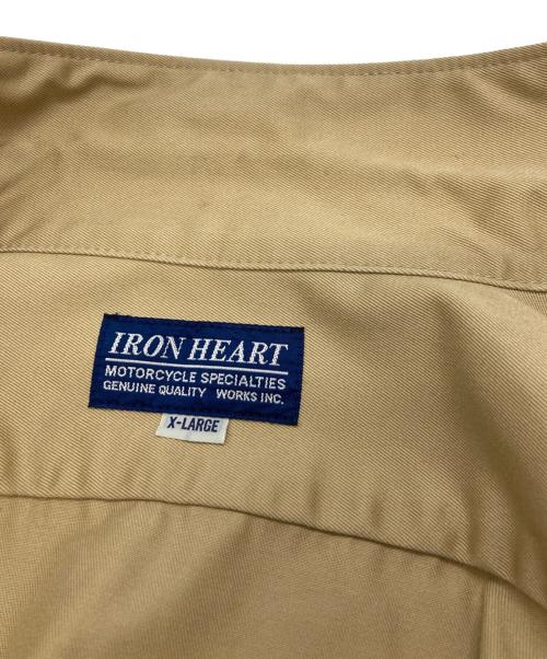 IRON HEART（アイアンハート）IRON HEART (アイアンハート) スナップボタンシャツ/アイアンハート ベージュ サイズ:XLの古着・服飾アイテム