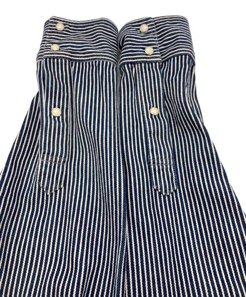 IRON HEART（アイアンハート）IRON HEART (アイアンハート) ヒッコリー柄シャツ/アイアンハート ブルー×ホワイト サイズ:XLの古着・服飾アイテム