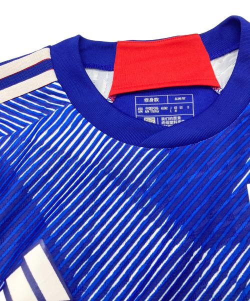 adidas（アディダス）adidas (アディダス) サッカー日本代表 2022 ホーム オーセンティック ユニフォーム/アディダス/HF1851 ブルー サイズ:Ｌの古着・服飾アイテム